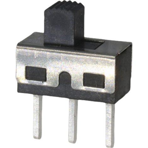 Hochstrom-2-gang-3-pin-wippschalter Ss12d10g5 Einreihiger Vertikaler 2-gang-horizontaler Zweireihiger 6-pin-schiebeschalter Ss-12d10 Schwarze Sitze (2 Stück)