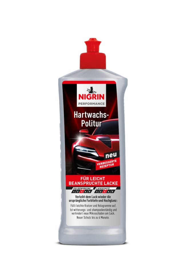 NIGRIN Performance Hartwachs-Politur 500 ml Lackpolitur & -wachs