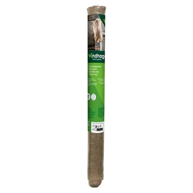 Windhager Jute-Gewebematte natur 1 x 4 m, 200g/m² Schutzvlies