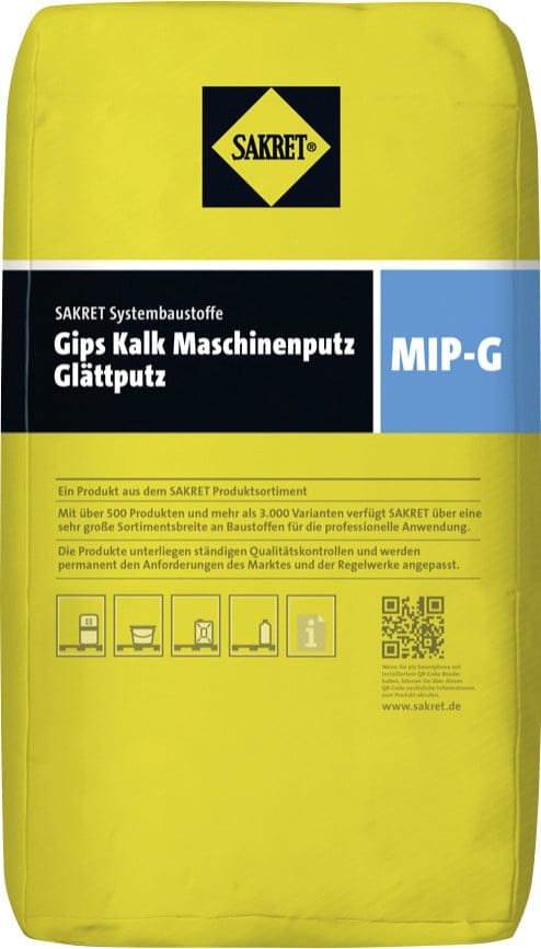 SAKRET Gips-Kalk-Maschinenputz MIP 150 , 30 kg Putz
