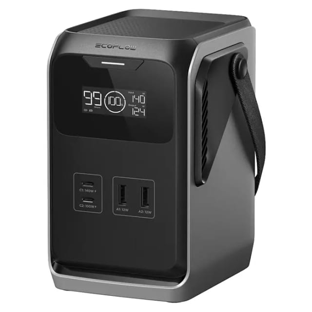 Tragbare Stromstation - ECOFLOW - Trail 200 DC - 192 Wh - WiFi - 3 USB-C/USB-A Anschlüsse - Eingebaute Lampe