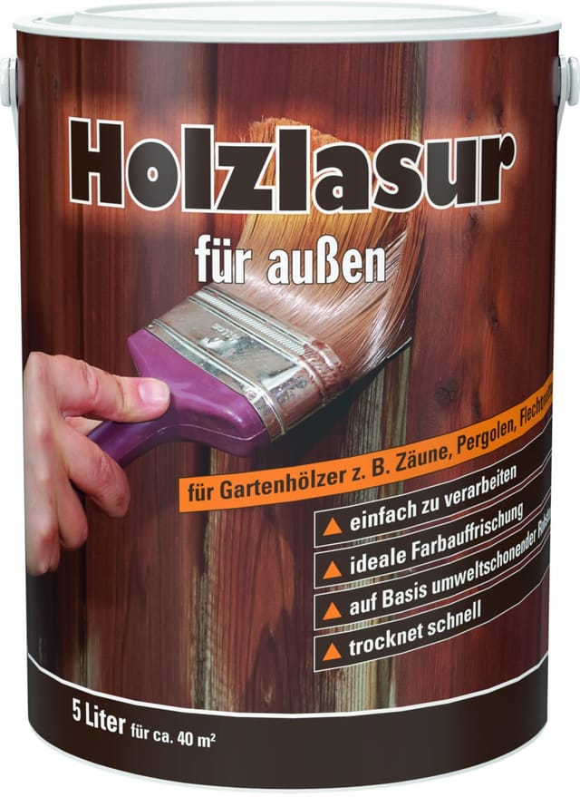 Holzschutzlasur 5 L kiefer Holzschutzlasur
