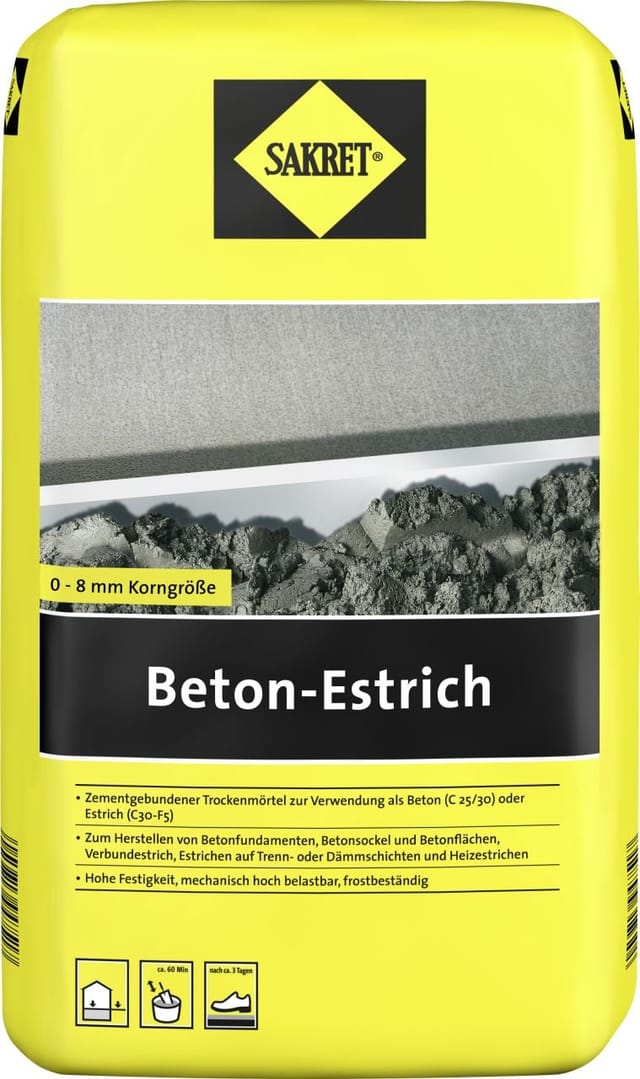 SAKRET Beton-Estrich 40 kg Sack Mörtel
