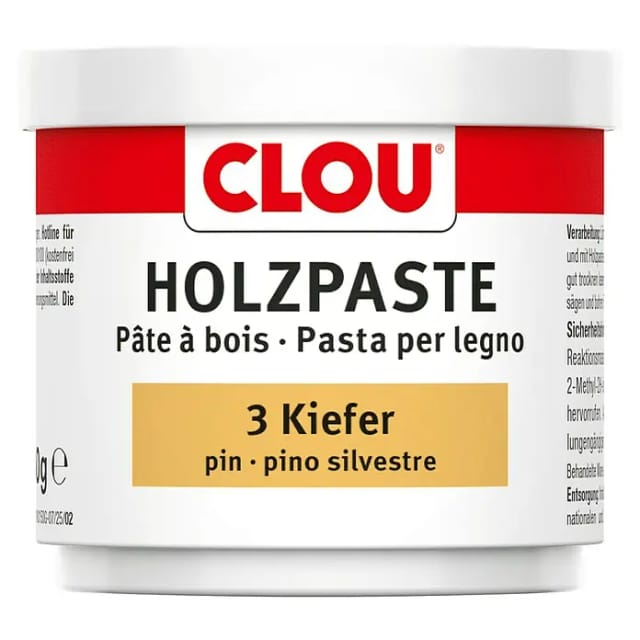Clou Holzpaste 150 g kiefer Schutzwachs