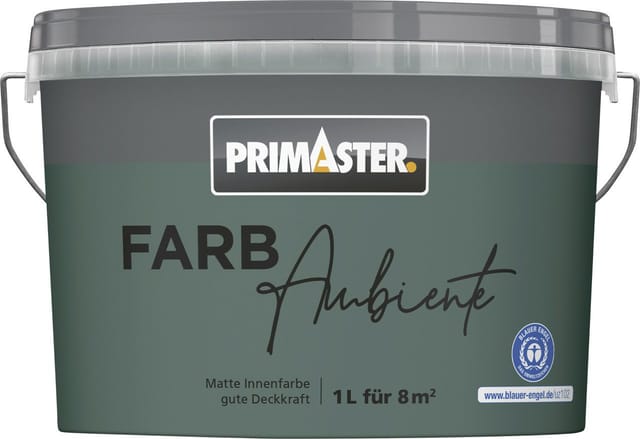 Primaster Farbambiente Wandfarbe matt waldgrün 1 L Innen