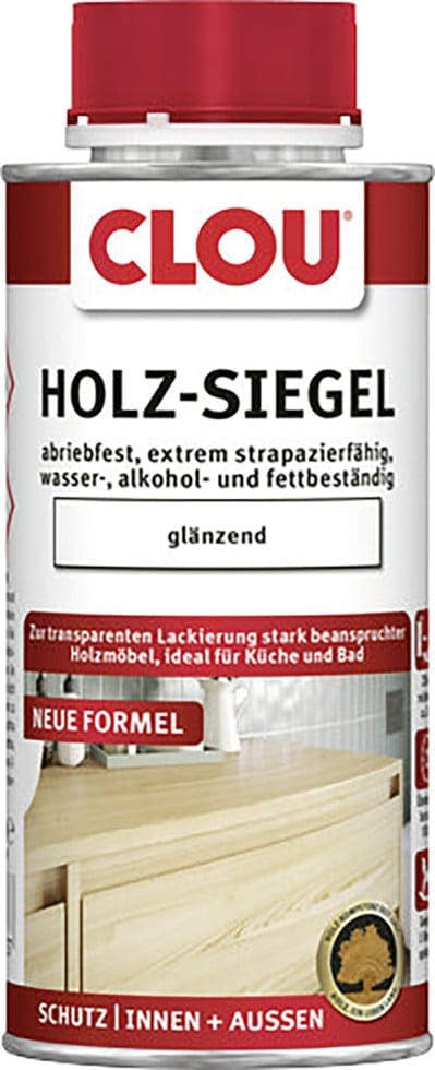Clou Holz-Siegel 250 ml glänzend transparent Holzschutzlasur