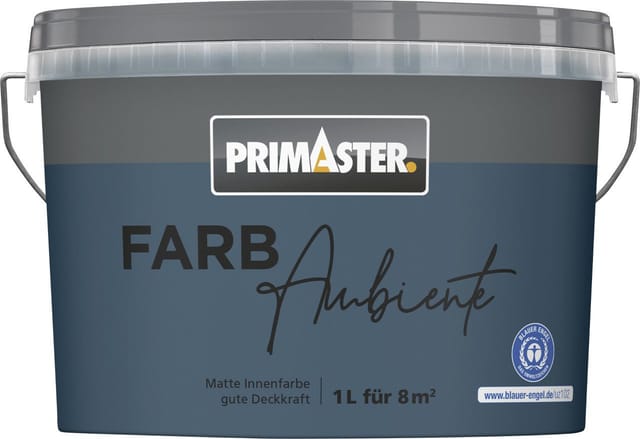 Primaster Farbambiente Wandfarbe matt pazifik 1 L Innen