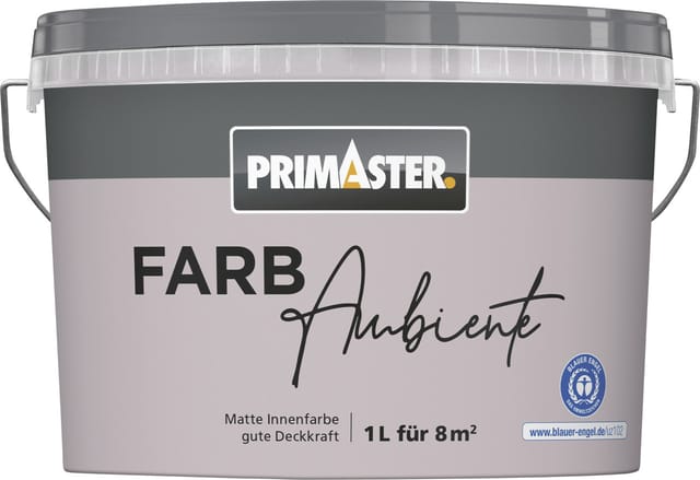 Primaster Farbambiente Wandfarbe matt fliederlila 1 L Innen