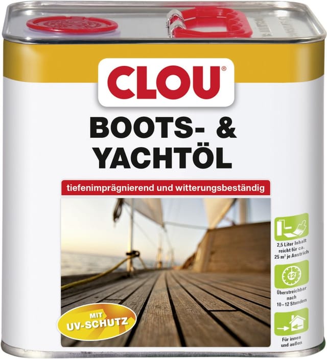 Clou Bootsöl 2,5 L Holzöl