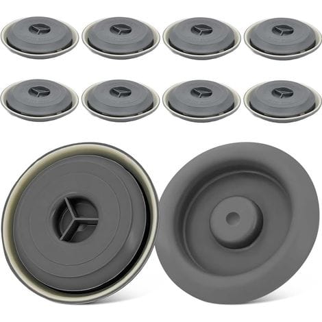 10 Stück 40 Mm Gummistopfen Mit Schlaufen, Wasserdichte Gummistopfen, Wasserdichte Verschlüsse Für Die Karosserie, Graue Gummistopfen Für Chassis- Und Kofferraumöffnungen