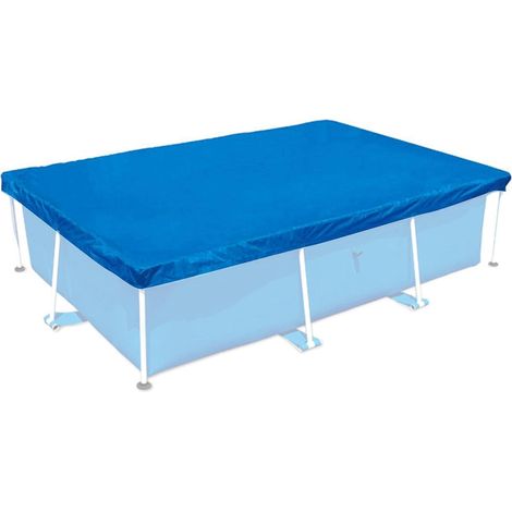 Rechteckige Poolabdeckung – 260 X 160 Cm – Uv-beständiges Polyestergewebe – Für Aufstellpools – 1 Stück