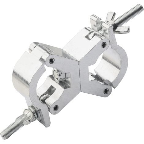 Drehbarer Kabelbinder Für Beleuchtung, Klemmen Für Dj-lichtstangen, Schnellverschluss - Doppelschwenkkopf, Montagehalterung Für 30-35 Mm (2er-pack)