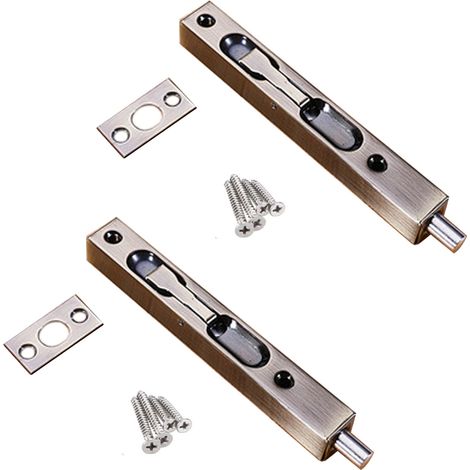 Einsteckschloss – Edelstahl 304 – Für Doppelte Holzverbundtüren – 2er-pack