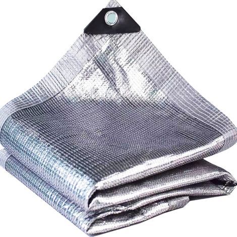 99% Aluminium-schattierungsnetz, Schattierungstuch, Reflektierende Aluminiumfolie, Schattierungsgewebe, Reflektierend, Uv-beständig, Sonnengeprüft, Für Auto, Garten, Pergola