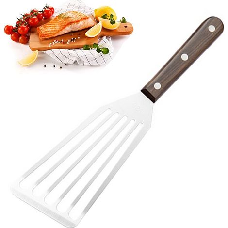 Pfannenwender – Edelstahl – Hitzebeständig – Für Beschichtete Pfannen Und Grills – 1 Stück