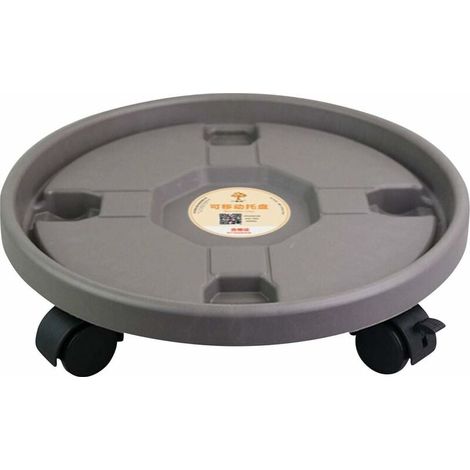 Pflanzenwagen – Rollender Ständer Aus Pp-kunststoff – Für Den Innen- Und Außenbereich – Tragkraft: 90 Kg – Durchmesser: 30 Cm