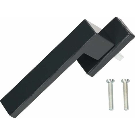 Fenstergriff Aus Grau Lackiertem Aluminium (ral 7016) – Gesamtlänge: 150 Mm – Geeignet Für Holz- Und Pvc-fenster – Einfache Montage