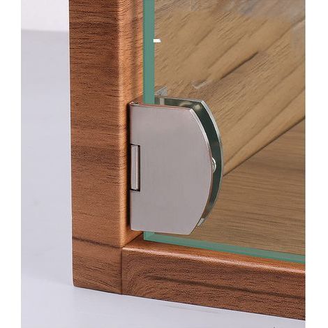 Scharnier Für Glasschränke – 2er-pack – 90°-rahmenlose Klemme Für Glastüren – Hohe Maximale Traglast – Für 8–10 Mm Glas