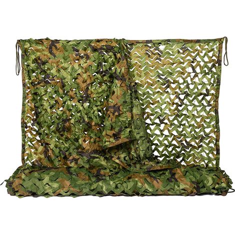 Tarnnetz – 150d Oxford-gewebe – 1 M X 2 M – Für Camping, Jagd, Schießsport, Militär, Sonnenschutz – 1 Stück
