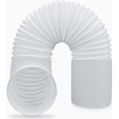 Abluftschlauch Für Tragbare Klimaanlagen – Flexibles Polypropylen Mit Stahlring – Durchmesser 130 Mm Oder 150 Mm – Länge 200 Cm – 1 Stück