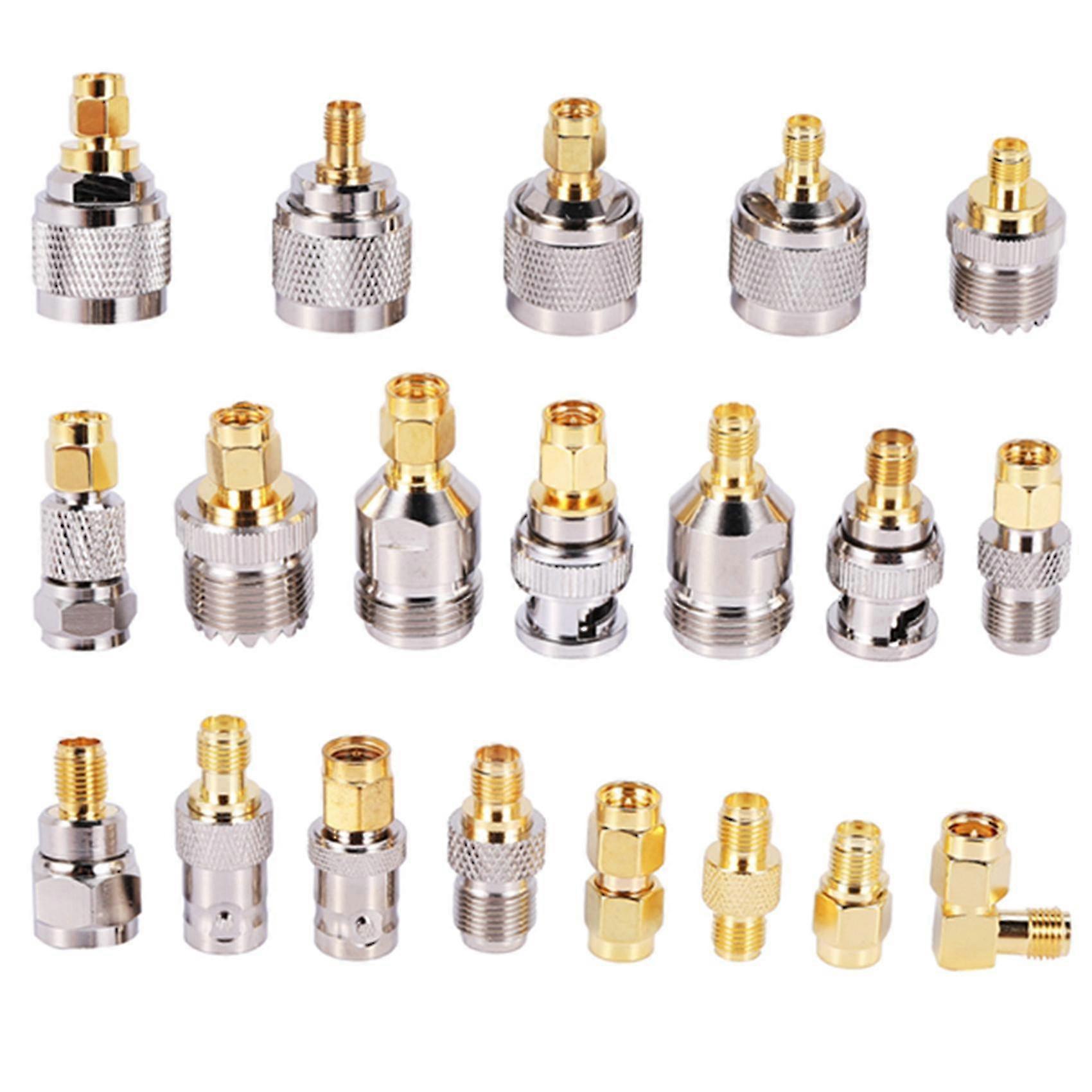 Sma Auf Sma Bnc Nf Uhf Hf-adapterset, 20 Typen, Sma-buchse Auf F-stecker, Sma-buchse Auf F-buchse.