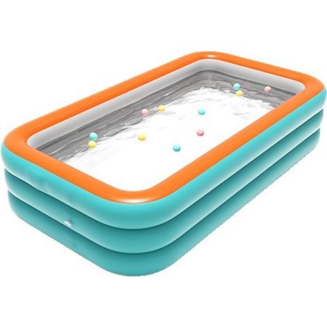 Schwimmbecken Für Erwachsene, Quadratisches Aufblasbares Schwimmbecken, Planschbecken Für Erwachsene, Sommerliches Planschbecken Für Den Familiengarten, Aufblasbares Wasserspielzeug