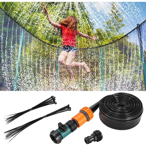 Trampolin-sprinkler – 12 M Langer Gartenschlauch – Für Kinderwasserparks, Gärten Und Terrassen – 1 Stück