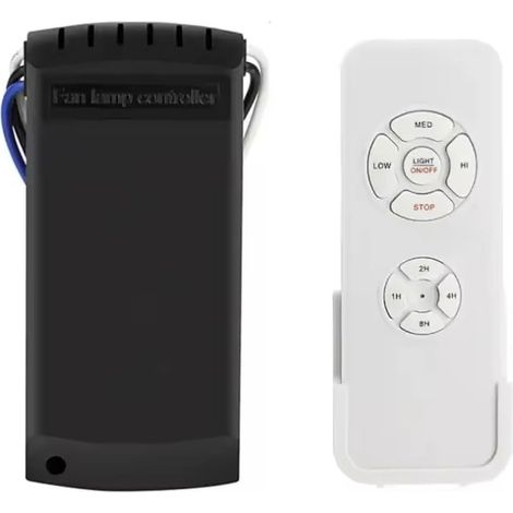 Fernbedienung Für Deckenventilator – Radio – 3 Geschwindigkeitsstufen – 4 Timer – Kompatibel Bis 300 W – 1 Set