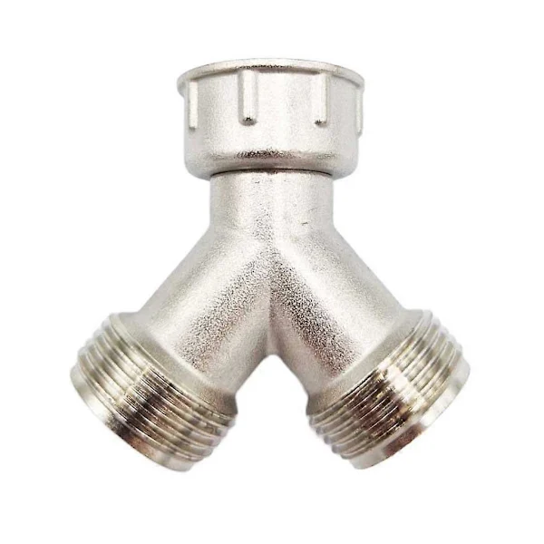 Waschmaschine Mit Y-förmigem Messinganschluss, 3/4-zoll-verteiler Und Bidirektionalem Schlauchanschluss (3/4 Fmy).