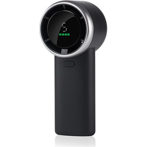 Leistungsstarker Tragbarer Turboventilator: Sofortige Kühlung Bei 13.500 U/min, Schnelles Aufladen Über Usb In 2 Stunden, 5-stufiger Mini-ventilator, Hd-bildschirm, Ideal Für Reisen, Sport Und Mehr.