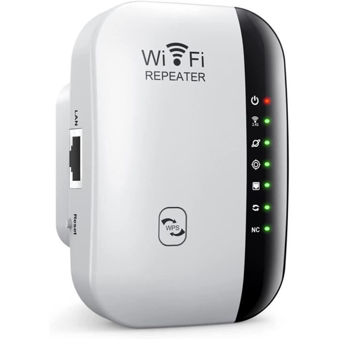 Leistungsstarker Drahtloser Wlan-verstärker – 300-mbit/s-wlan-repeater, Wlan-booster, Einfach Zu Installierender Wlan-extender Mit Wps-taste [297]