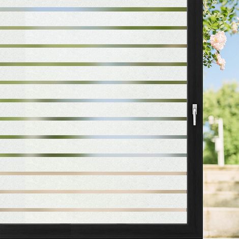 Kratzfeste Pvc-fensterfolie – Statische Haftung – Uv-schutz Und Sichtschutz – 150 Cm X 75 Cm