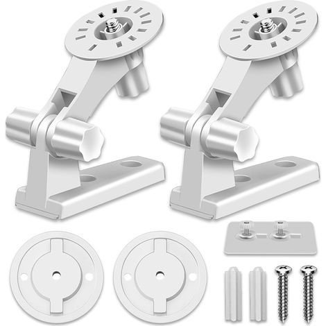 Wandhalterung Für Sicherheitskameras Mit Verstellbarem Winkel, Inklusive Kamerafuß Deckenhalterung Mit Selbstklebendem Haken, 180°-drehung, Kompatibel Mit Tp-link Tapo