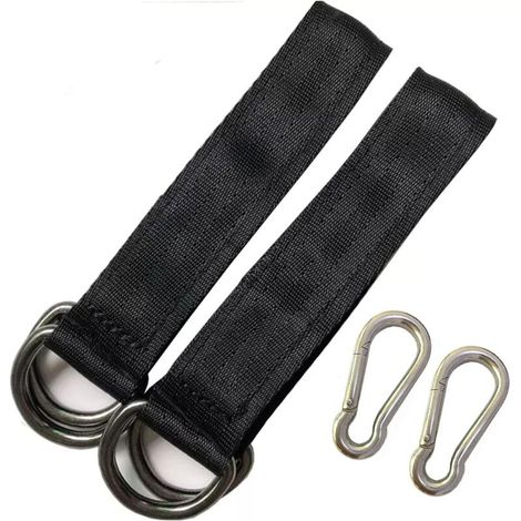 Baumschaukelgurt, Geeignet Für 25 Cm Baumschaukeln, Robuster Aufhängegurt Mit 2 Karabinerhaken.