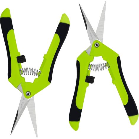 Gartenschere – Gerade Klingen Aus Edelstahl – Zum Schneiden Von Ästen Bis Zu 2,5 Cm – Gartenarbeit Und Blumenpflege – 1 Stück