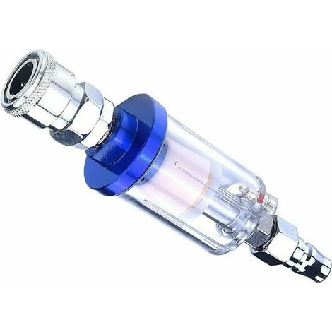 Öl-wasser-abscheiderfilter – Aluminiumlegierung – 150 X 45 Mm – 1/4-zoll-gewinde – Druck 1 Bis 9 Kg/cm² – Für Farbspritzpistolen Und Luftkompressoren – 1 Stück