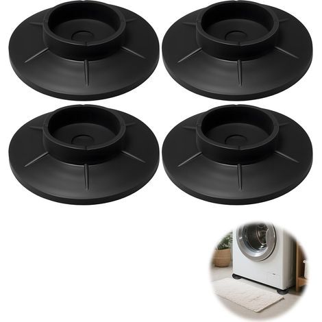 4 Vibrationsdämpfer, Rutschfeste Vibrationsdämpfer, Gummifüße, Antivibrationsmatte, Stoßdämpfer Für Waschmaschinen, Rutschfeste Matte, Fußpolster, Antivibrationsmatte Für Waschmaschine Und Trockner