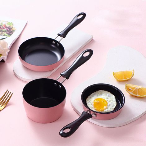 Eierpfanne – Gusseisen – 12 Cm – Antihaftbeschichtung Innen Und Außen – Ofenfest (gas Und Induktion) – 3er-set