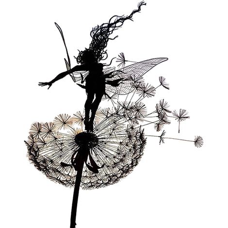 Feengarten-stecker – Flache Metallskulptur, Gartendekoration Für Rasen Und Garten – 1 Stück