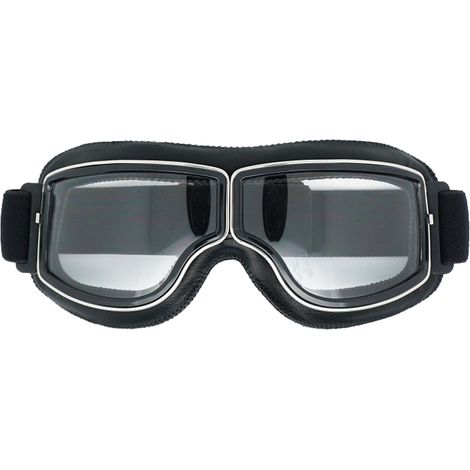 Motorradbrille – Stoßfeste Polycarbonat-gläser – Ergonomisches, Winddichtes Design – Verstellbar Mit Schnalle – 1 Stück