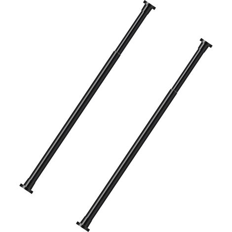 Duschstange – Edelstahl – Verstellbar Ohne Bohren – Für Bad, Küche, Kleiderschrank – 2er-set