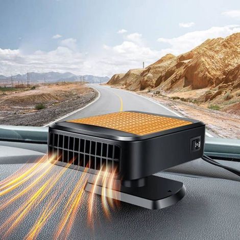 Klvgtifs Pu – Autoheizung, 12 V, 200 W, Tragbare Heizung, 2-in-1-schnellheiz- Und Kühlventilator Mit Zigarettenanzünderstecker