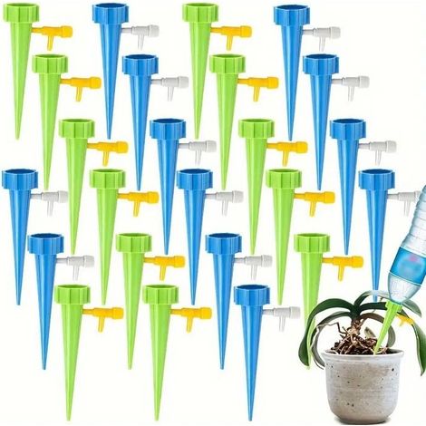Klvgtifs Pu – 40-teiliges Automatisches Tropfbewässerungsset Mit Einstellbarem Ventil, Perfekt Für Topfpflanzen