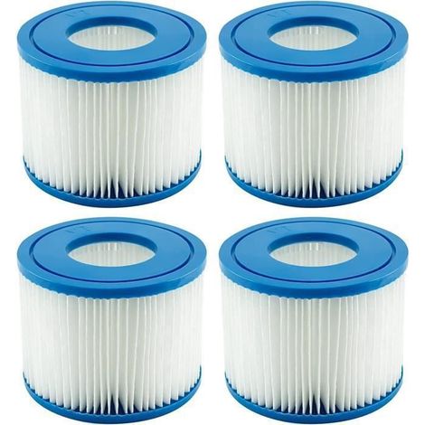 Klvgtifs Pu - Filterkartusche Vi Für Bestway, Whirlpoolfilter, Poolfilterkartuschen Für Lay-z-spa, Paris, Miami, Vegas, 4 Filter