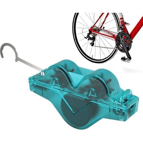 Klvgtifs Pu – Fahrradkettenreiniger, Einfach Zu Montieren, Kettenreinigungsbürste, Fahrradreinigungsset, Kettenreiniger