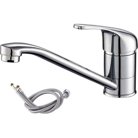 Klvgtifs Pu - Küchenarmatur, 360° Schwenkbarer Spültischmischer, Chrom-finish, Einhebel-küchenmischer