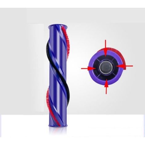Klvgtifs Pu - Ersatzreinigungsbürste (4 Stifte, D=45mm) Für Dyson V6 Total Clean V6 Absolute V7 Staubsauger (ältere Version)