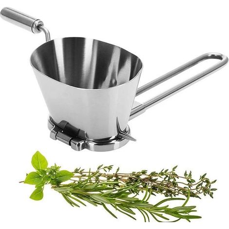Klvgtifs Pu - Kräutermühle, Für Frische Kräuter, Edelstahl, Silber
