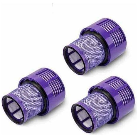 Klvgtifs Pu – 3-teiliger Waschbarer Ersatzfilter Für Dyson V10 Cyclone Serie, V10 Absolute, V10 Animal, V10 Total Clean, V10 Motorhead, Sv12