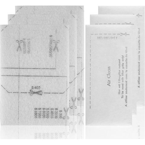 Klvgtifs Pu - 6er-pack Staubsaugerfilter Für Miele Abluftfilter-mikrofilter Gn C1 C2 C3 S400 S600 S800 S2000 Sf-sac20/30